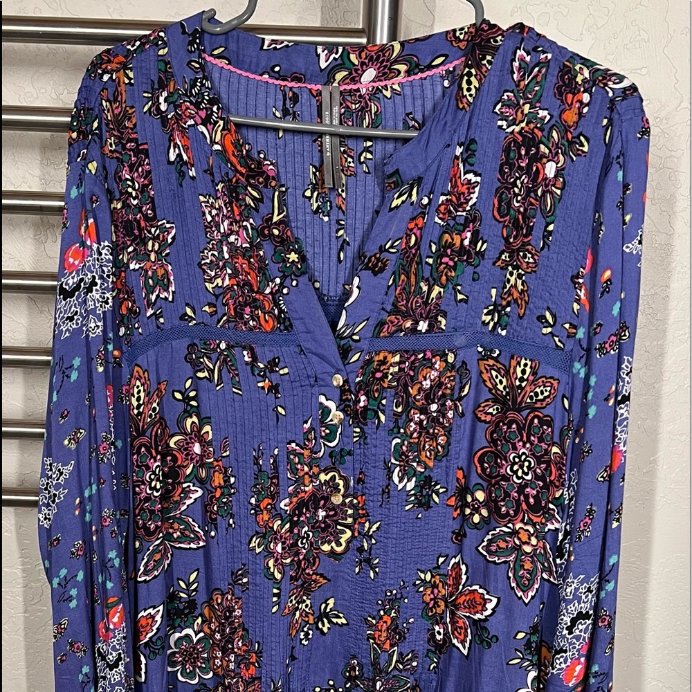 Purple with blue undertones Anthropologie Dress